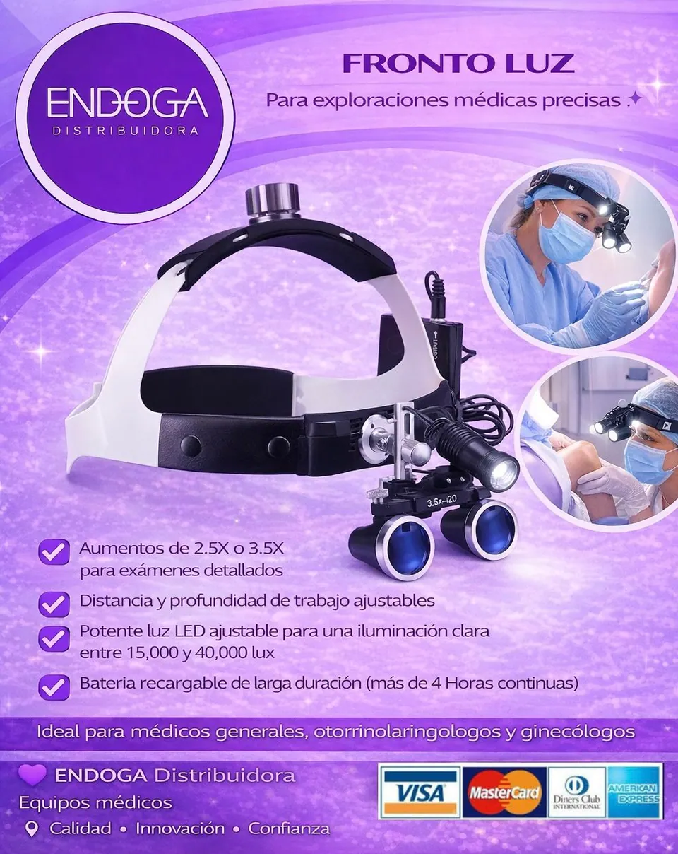 Fronto luz veterinario, Línea Veterinaria de Endoga