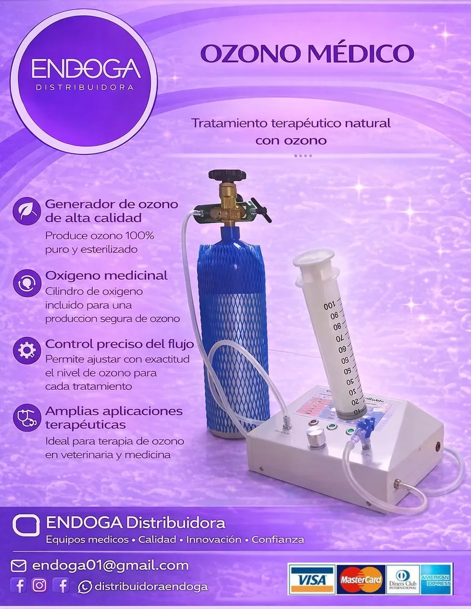 Ozono médico, Línea Pharma de Endoga